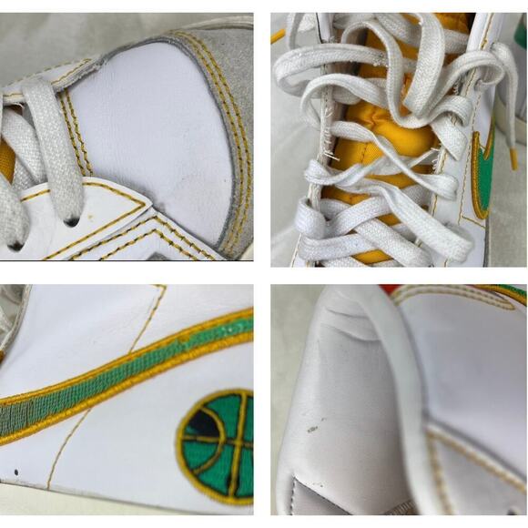 Nike Blazer Mid‎ Roswell Rayguns GS Size 7Y Fits Women’s 8 Sneakers DD9528-100 - Picture 15 of 15